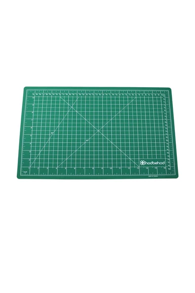 hodbehod A2 Kesim Altlığı Hobi Cutting Mat Cetvel Yeşil 60cmx45cm