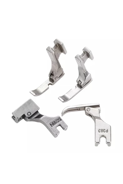 Singer Safety Konfeksiyon Terzi Düz Makina Fermuar Ayak Seti 4 Adet Bir Arada Takım Olarak Gönderilecektir - 4