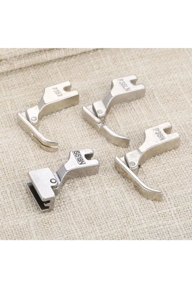 Singer Safety Konfeksiyon Terzi Düz Makina Fermuar Ayak Seti 4 Adet Bir Arada Takım Olarak Gönderilecektir - 5