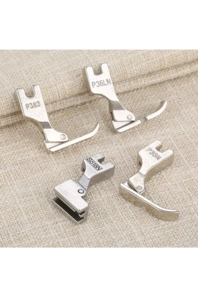 Singer Safety Konfeksiyon Terzi Düz Makina Fermuar Ayak Seti 4 Adet Bir Arada Takım Olarak Gönderilecektir - 3