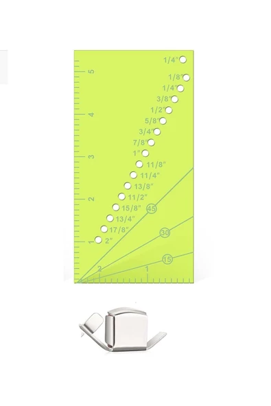 hodbehod Dikiş Makinası Siper Dikiş Kenarı Payı Kılavuz Hizalama Ayarlama Ölçüm Cetveli