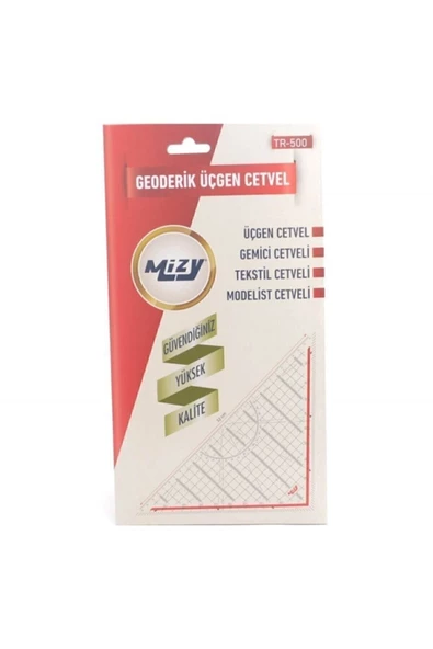 HANER Geoderik Üçgen Cetvel - 3