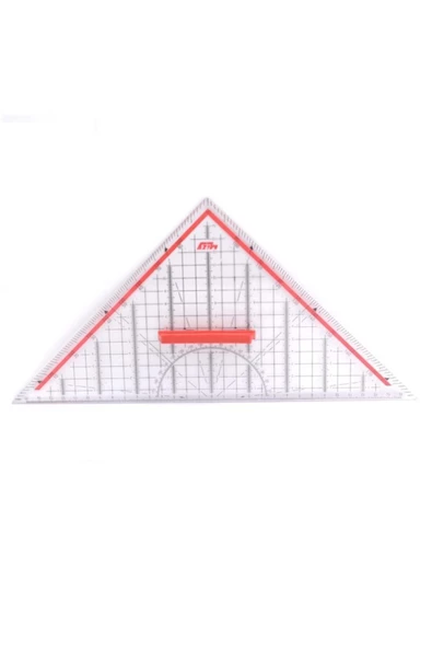 BİLLUR STORE Geoderik Üçgen Cetvel / Tr-500