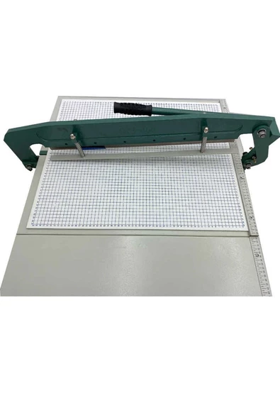 hodbehod Kartela Kesme Makinesi Zikzag Kesme Sürfile Kesme Kumaş Kesim Makinesi 60 Cm Bıçak Boyu - 4