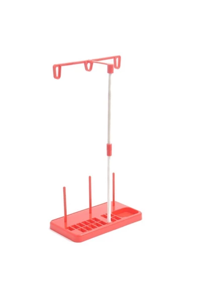 Moonstar Ev Tipi Dikiş Makinesi Kırmızı Plastik Çardak Seti / Ts-500 - 3