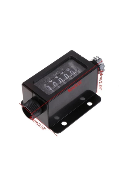 Moonstar 5 Haneli Mekanik Sayı Sayaç Numaratör / D67-f - 6