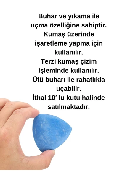 Kayıran terzi malzemeleri Çizgi Taşı Üçgen Renkli 1kutu (10 Adet) - 4