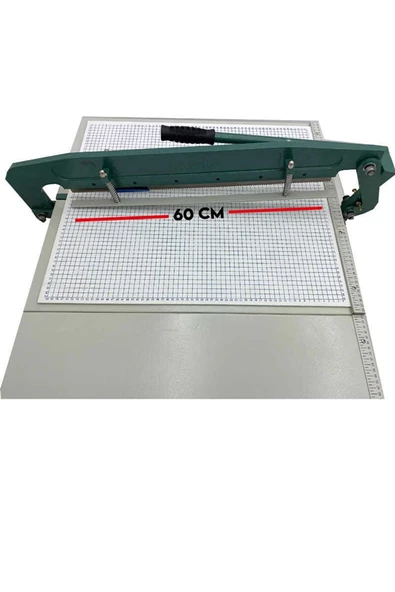 hodbehod Kartela Kesme Makinesi Zikzag Kesme Sürfile Kesme Kumaş Kesim Makinesi 60 Cm Bıçak Boyu - 6
