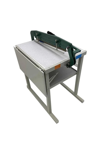 hodbehod Kartela Kesme Makinesi Zikzag Kesme Sürfile Kesme Kumaş Kesim Makinesi 60 Cm Bıçak Boyu - 5