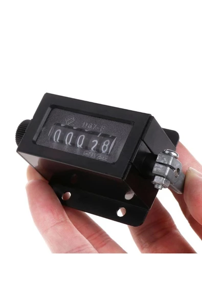 Moonstar 5 Haneli Mekanik Sayı Sayaç Numaratör / D67-f - 5