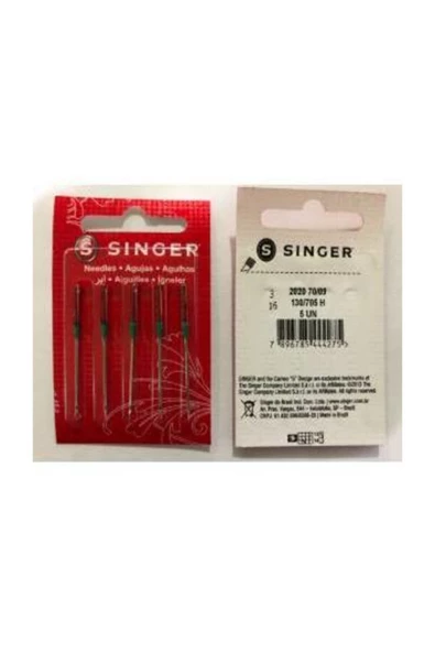 SİNGER 9 Numara Dikiş Makinası Iğnesi (penye,jarse)