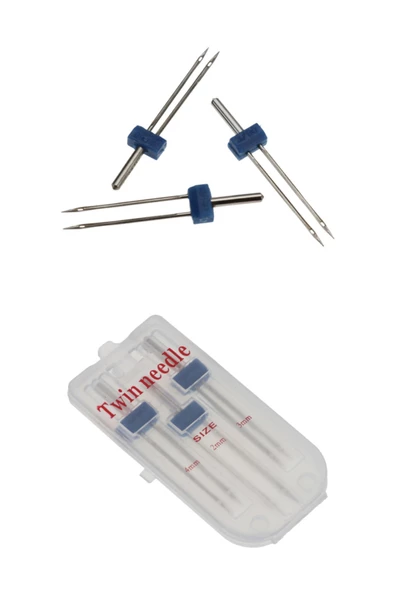 İşkur Makina Nervür Çiftli Ev Tipi Dikiş Makine Nervür Dikme Iğne Ve Ayak Seti - 2