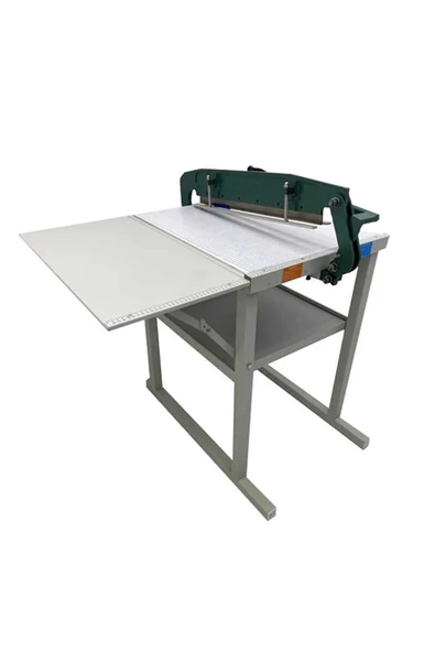 hodbehod Kartela Kesme Makinesi Zikzag Kesme Sürfile Kesme Kumaş Kesim Makinesi 60 Cm Bıçak Boyu - 2