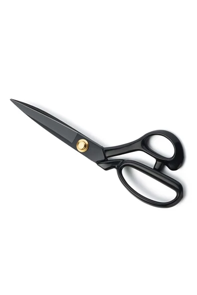 hodbehod 11 No 28 Cm Siyah Saplı Çelik Somunlu Profesyonel Kumaş Kesim Makası Set - 3