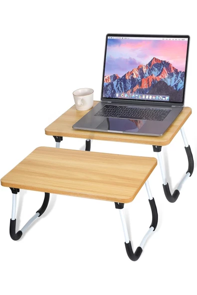 hodbehod Laptop Sehpası Masası Katlanabilir Yatak Koltuk Üstü Kahvaltı Bilgisayar Sehpası - 6
