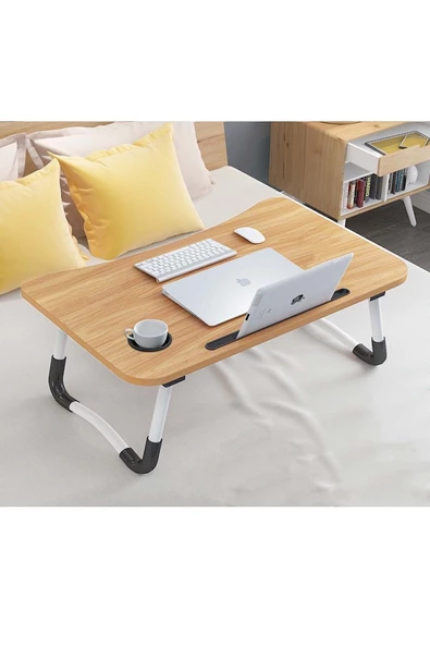 hodbehod Laptop Sehpa Çalışma Kahvaltı Masası - 5