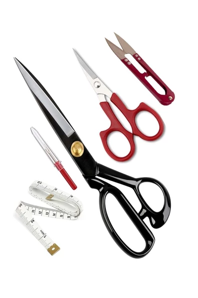 hodbehod 11 No 28 Cm Siyah Saplı Çelik Somunlu Profesyonel Kumaş Kesim Makası Set