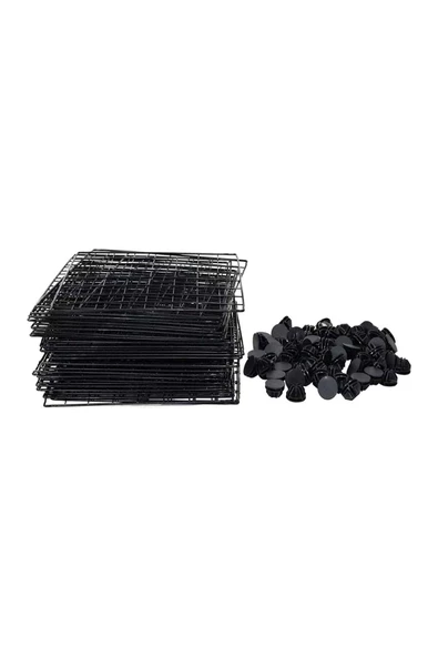 hodbehod Evcil Küçük Hayvan Kedi Köpek Kuş Evi Kafesi Oyun Parkı Portatif Taşınabilir Metal Tel 12 Panel - 2