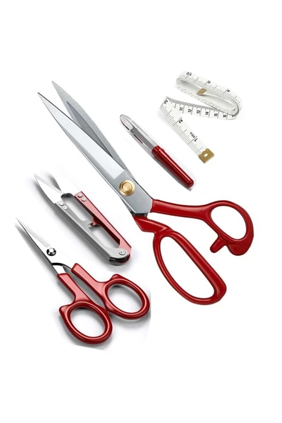 hodbehod 8'' Numara Somunlu Kumaş Kesim Makası Set