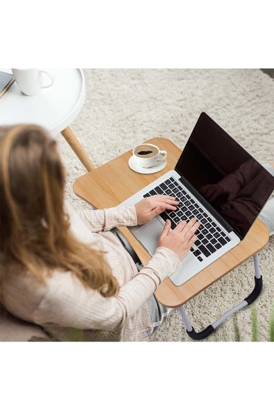 hodbehod Laptop Sehpa Çalışma Kahvaltı Masası - 4