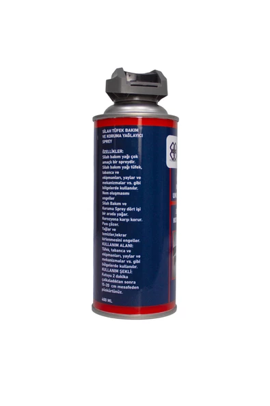 hodbehod Silah Tüfek Bakım Ve Koruma Yağlayıcı Sprey 400 Ml - 3