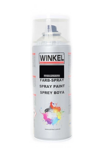 Winkel Akrilik Ral 9005 Siyah Mat Sprey Boya 400 Ml