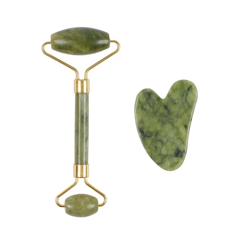 Jade Roller Gua Sha Taşı Seti - 3