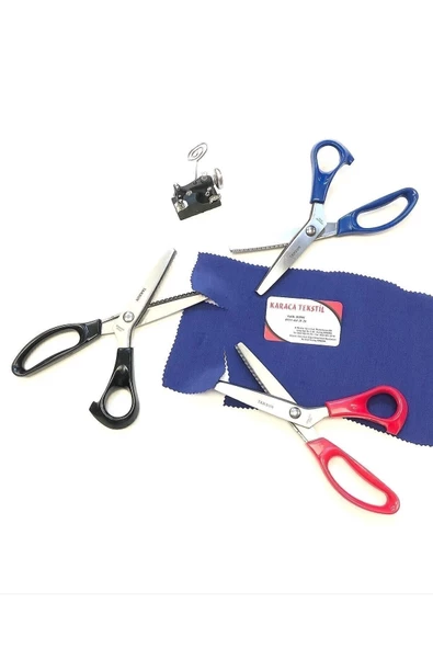 WELLY Zig Zag Kesim Terzi Sürfile Makası 23.5 cm - 3