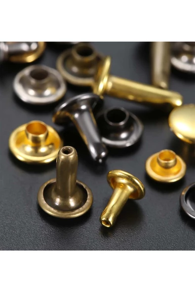 hodbehod 240 Set Karışık Renkli Rivet Perçin Aksesuar ve Çakım El Pensesi - 6