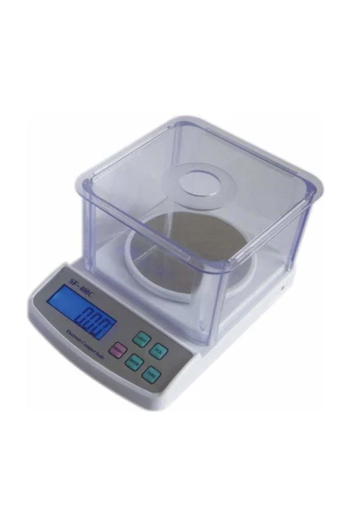 hodbehod Fanuslu 500g 0.01g Hassas Lcd Dijital Terazi - 2