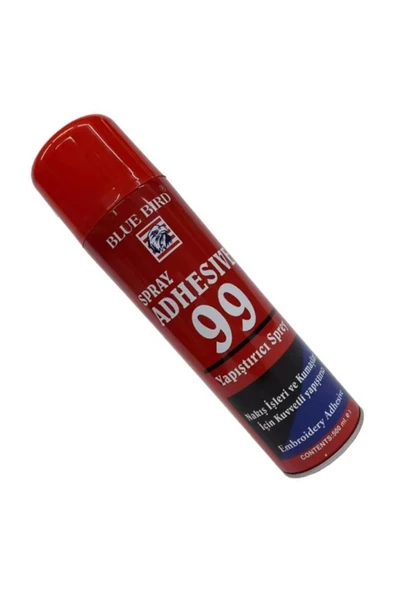 Beta - Blue Bird Bird Adhesive 99 Tekstil Nakış Işleri Için Yapıştırcı Sprey (500ML) - 2