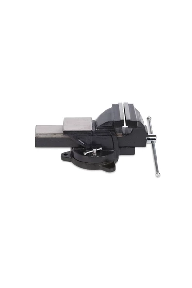 İşkur Makina Büyük Boy 200mm 8" 360" Dönerli Taban Tezgah Masa Mengenesi - 2