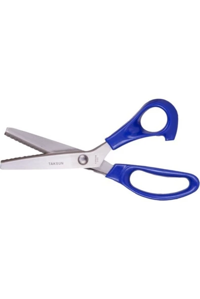 Tokıa Zig Zag Kesim Terzi Sürfile Makası 23.5 Cm Plastik Saplı - 3