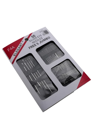 Taksun Profesyonel Kumaş Ve Terzi Makası Paslanmaz Çelik 25 Cm 55 Adet Dikiş Iğne Seti Hediye - 5