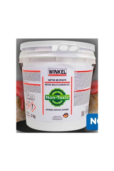 Winkel Wetox Toksik Içermeyen Kaynak Temizleme Jeli 3 Kg