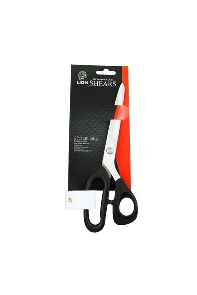 İşkur Makina 5275 Plastik Saplı Büyük Boy Profesyonel Terzi Makası 27.5cm