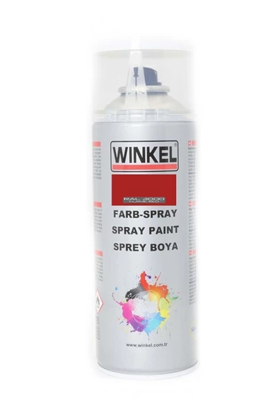 Winkel Akrilik Ral 3000 Ateş Kırmızı Sprey Boya 400 Ml