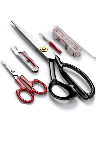 hodbehod Çelik Profesyonel Kumaş Kesim Makası Set 9 No 23cm