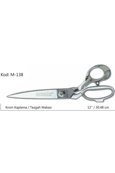 ofisturka Merze 12 Numara Kumaş Kesim Makası-pastal Kesim Makası ürün görseli 1