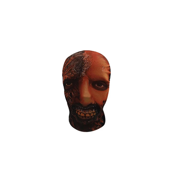 Halloween Korku Maskesi Transparan Robot Yüz - 2