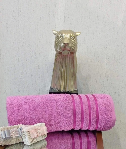 NİVEMESHOME POLOLİFE LİLA BANYO HAVLUSU - 2