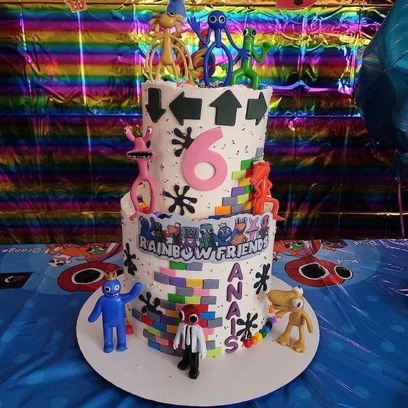 Rainbow Friends Roblox Monster Ithal Figür 8 Adet Premium Kaliteli Oyuncak 9-11.5 Cm - 6