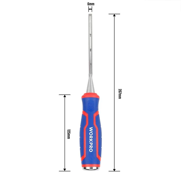 WORKPRO WP243004 6MM Profesyonel İskarpela - Resim 5