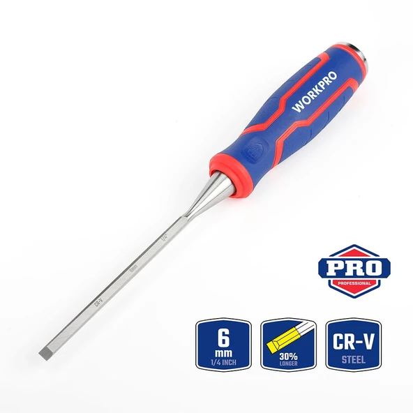 WORKPRO WP243004 6MM Profesyonel İskarpela ürün görseli