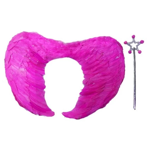 Gerçek Tüylü Katlanabilir Melek Kanadı Seti ürün görseli