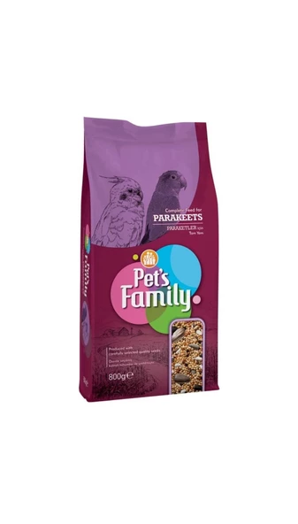 PET'S FAMİLY PARAKETLER İÇİN TAM YEM