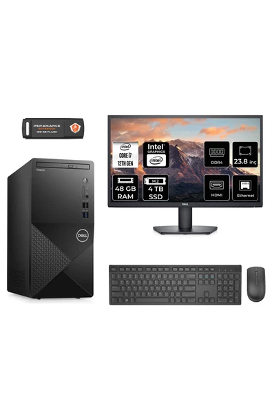 Dell VOSTRO 3910 AEN7600VDT3910S045 i7 12700 48GB RAM 4TB SSD 23.8" FDOS MASAÜSTÜ BİLGİSAYAR