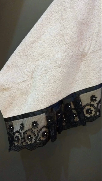 NİVEMESHOME SMİLE 50*90 HAVLU SİYAH VERSE-REVERSE - 3