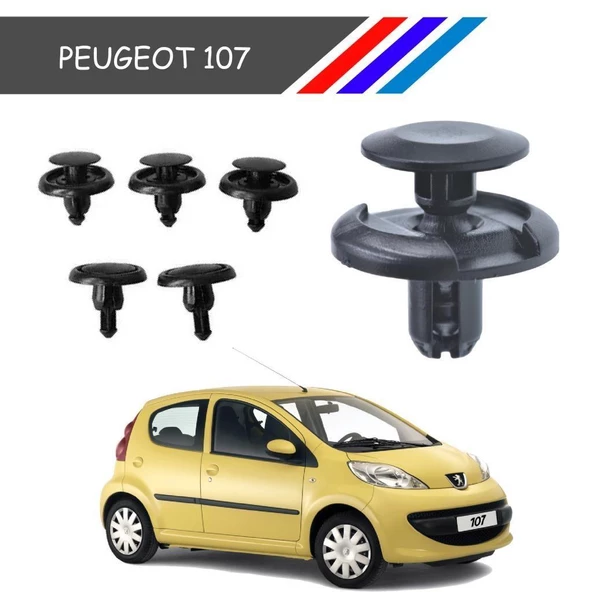 Peugeot 107 Bagaj Halı Klipsi