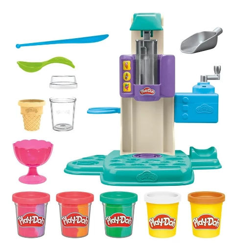 Play Doh Rainbow Swirl İce Cream Playset G0028